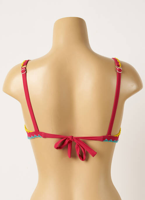 Haut de maillot de bain rouge BANANA MOON pour femme