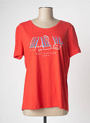 T-shirt rouge CECIL pour femme