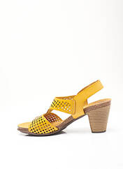 Sandales/Nu pieds jaune KADANCIA pour femme seconde vue