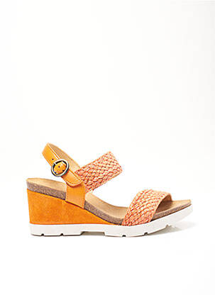 Sandales/Nu pieds orange MKD pour femme