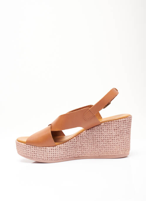 Sandales/Nu pieds marron ELUE PAR NOUS pour femme