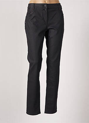 Pantalon slim broderie rivets taille normale noir CECIL femme