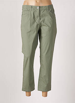 Pantalon 7/8 vert ESPRIT DE LA MER pour femme