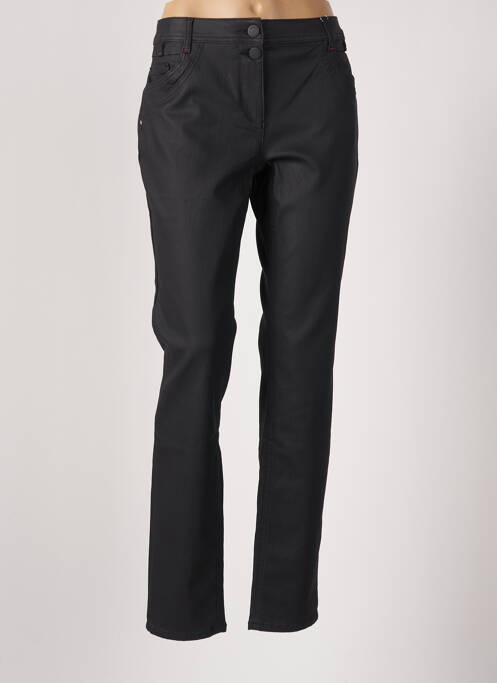 Pantalon slim broderie rivets taille normale noir CECIL femme