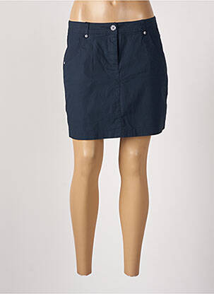 Jupe short bleu BASTINGAGE pour femme
