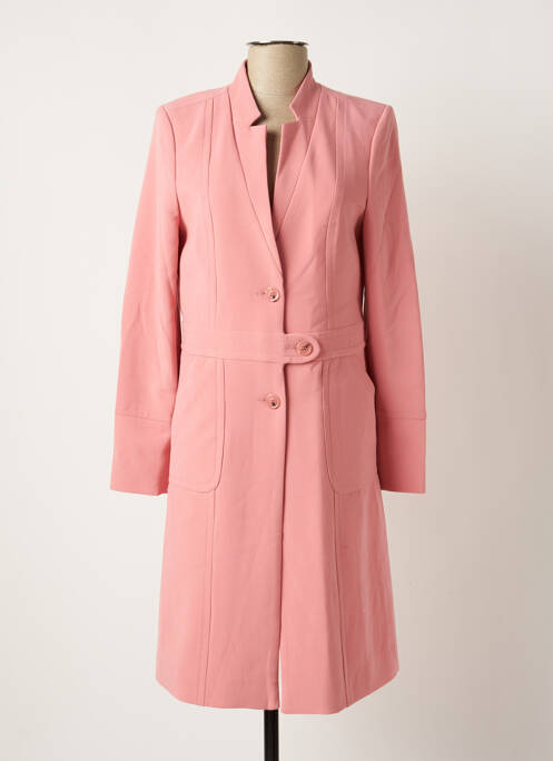 Manteau long rose SUMMUM pour femme