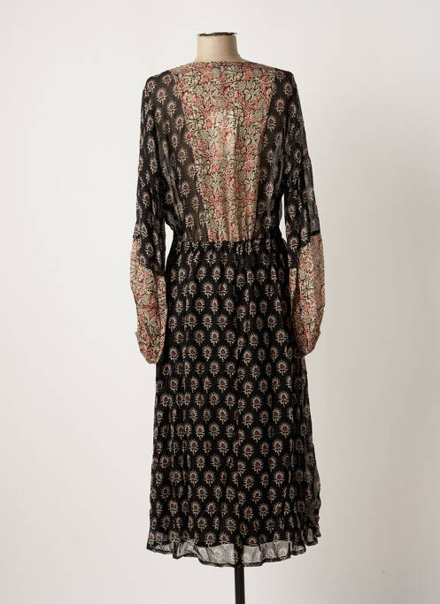 Robe mi-longue noir SUMMUM pour femme