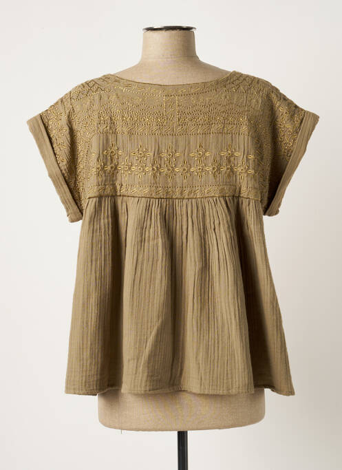 Top gris LOUIZON pour femme