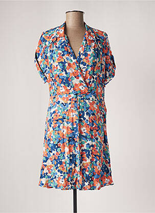 Robe courte manches courtes manches courtes bleu MOLLY BRACKEN femme