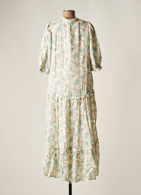 Robe longue beige B.YOUNG pour femme