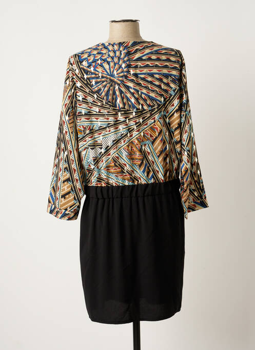 Robe mi-longue noir EMA BLUE'S pour femme