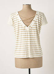 Top beige PAUL BRIAL pour femme seconde vue