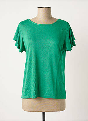 T-shirt vert B.YOUNG pour femme
