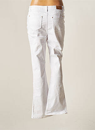 Pantalon flare stretch taille normale blanc DINA & DESS femme