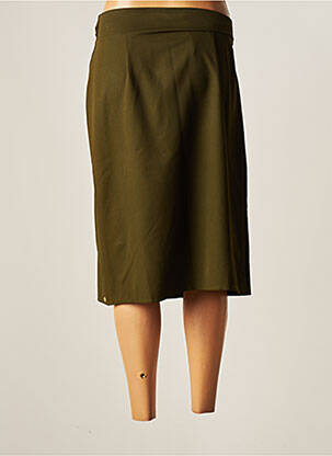 Jupe mi-longue taille normale vert DINA & DESS femme