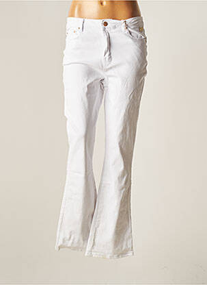 Pantalon flare blanc DINA & DESS pour femme