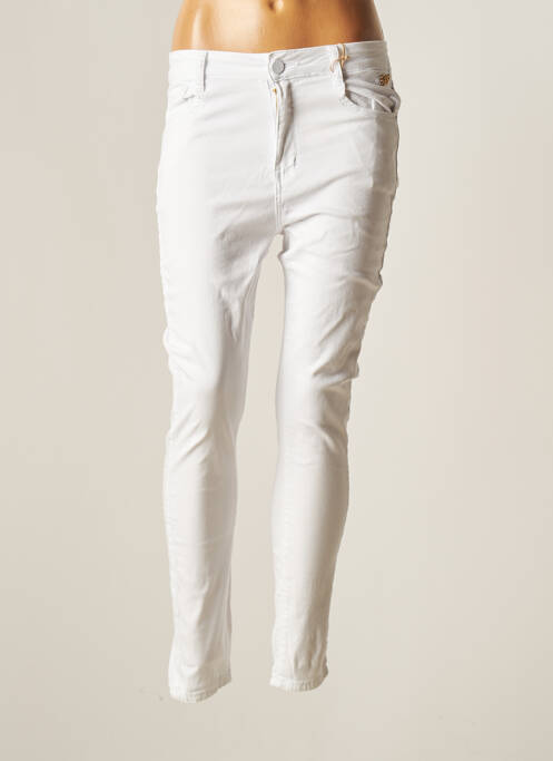 Pantalon slim blanc DINA & DESS pour femme