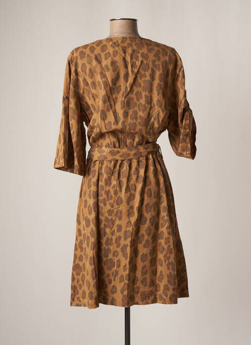 Robe mi-longue marron CREAM pour femme