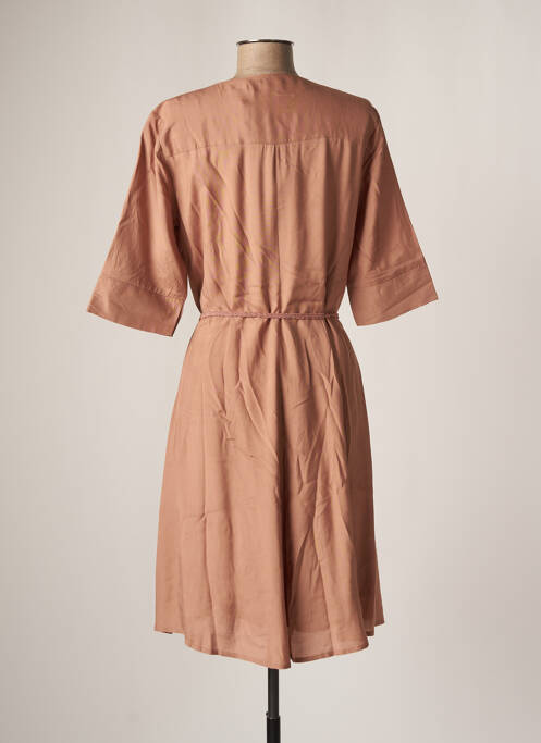 Robe mi-longue marron CREAM pour femme