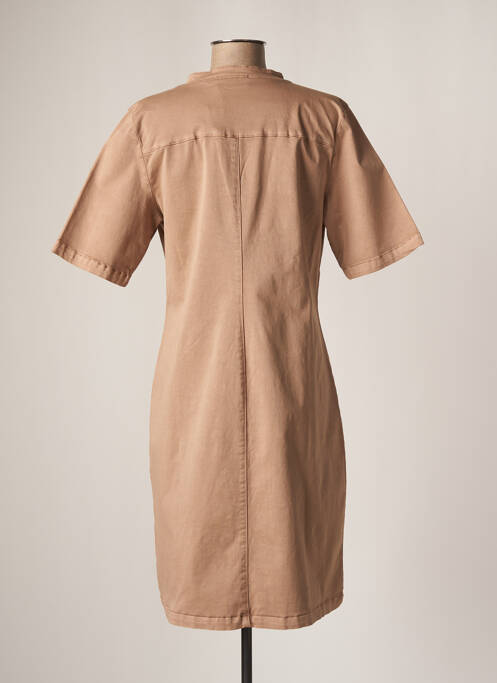 Robe mi-longue marron CREAM pour femme