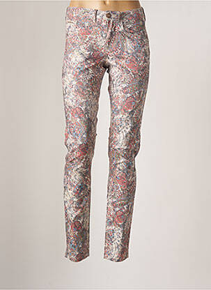 Pantalon slim stretch taille normale beige CREAM femme