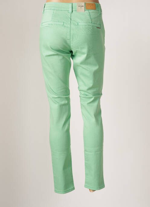 Pantalon chino vert CREAM pour femme