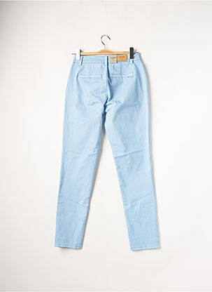Pantalon droit stretch taille normale bleu CREAM femme