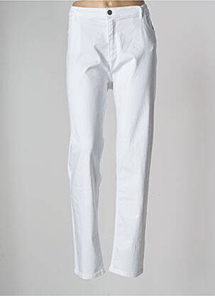 Pantalon slim blanc FABER pour femme