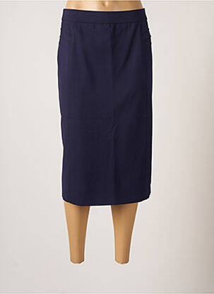 Jupe mi-longue stretch bleu SOMMERMANN femme