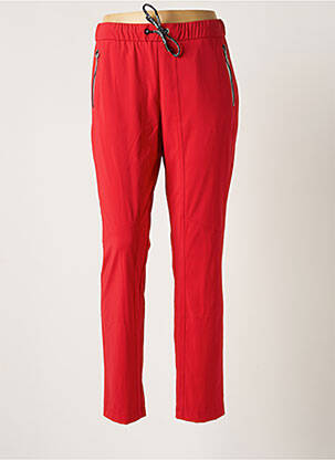 Pantalon chino rouge FABER pour femme