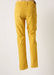 Pantalon slim jaune VOTRE NOM pour femme seconde vue