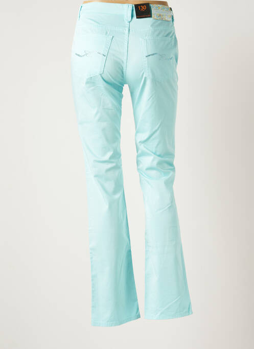 Pantalon droit bleu TRUSSARDI JEANS pour femme