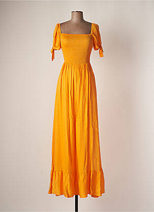 Robe longue orange FRACOMINA pour femme