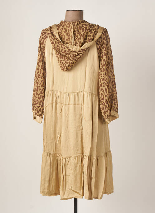 Robe mi-longue beige FRACOMINA pour femme