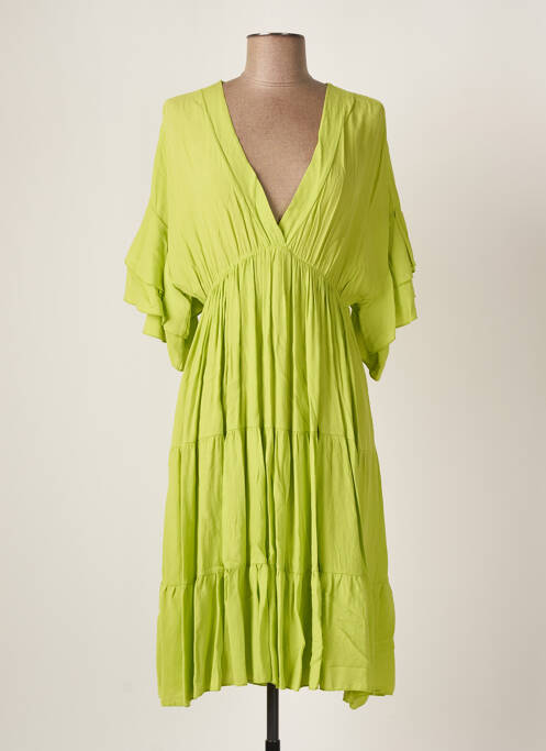 Robe mi-longue vert FRACOMINA pour femme