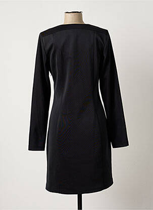 Robe mi-longue manches longues manches longues noir EVA KAYAN femme