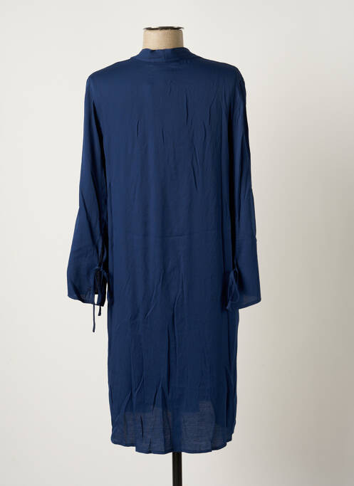 Robe mi-longue bleu NATHALIE CHAIZE pour femme