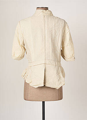 Veste casual col rond beige ICONOCLAST femme