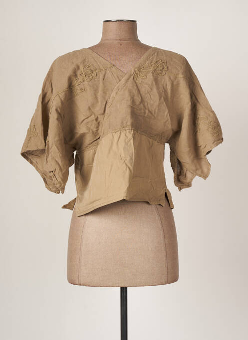 Veste casual beige BELLOCOTON pour femme