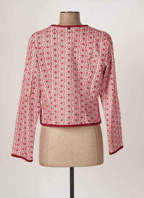 Veste casual rouge NATHALIE CHAIZE pour femme