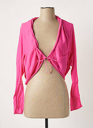 Veste casual col rond rose BEATE HEYMANN femme