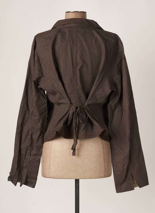 Veste casual marron LAUREN VIDAL pour femme