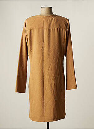 Robe courte manches longues manches longues beige PAKO LITTO femme