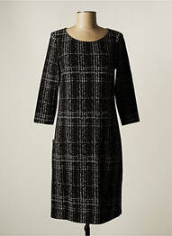Robe mi-longue manches longues manches longues noir ROBE LEGERE BY VERA MONT femme