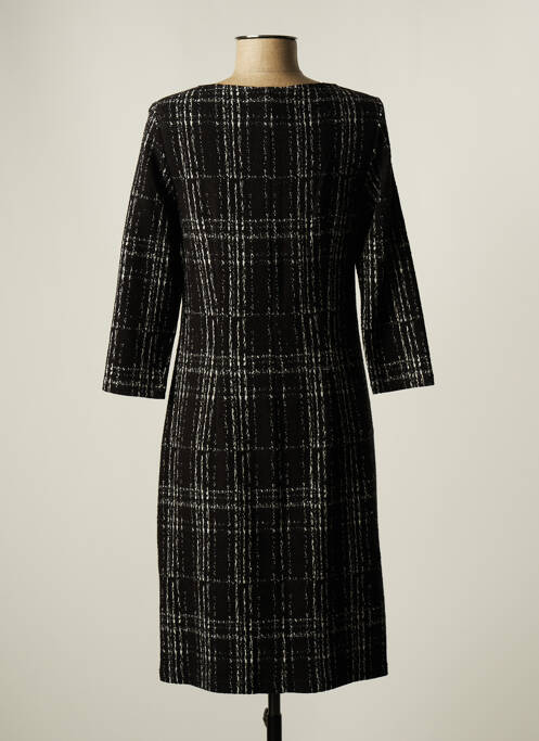 Robe mi-longue manches longues manches longues noir ROBE LEGERE BY VERA MONT femme