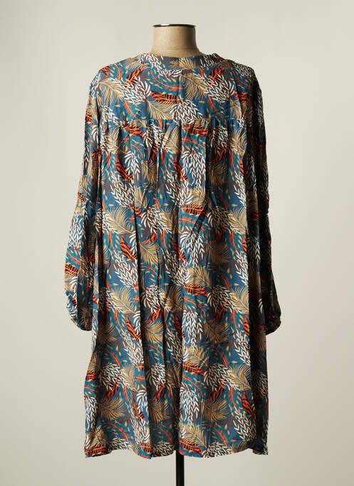 Robe courte bleu PAKO LITTO pour femme