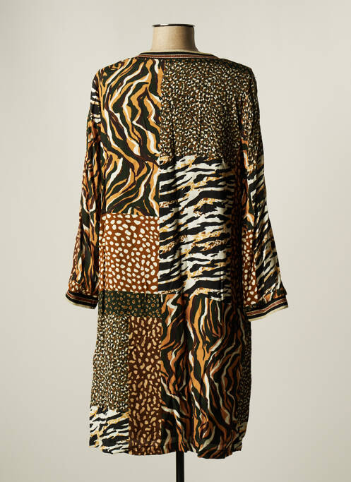 Robe mi-longue vert SIGNE NATURE pour femme