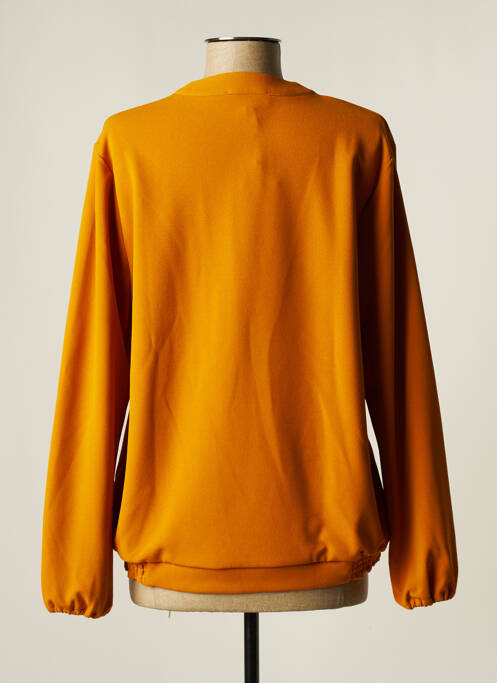 Top orange SIGNE NATURE pour femme