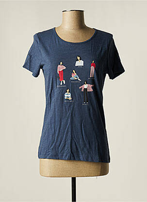 T-shirt bleu S.OLIVER pour femme