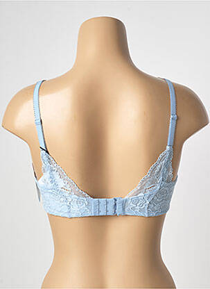 Soutien-gorge tissage dentelle haut soutien-gorge moulé bleu AUBADE femme